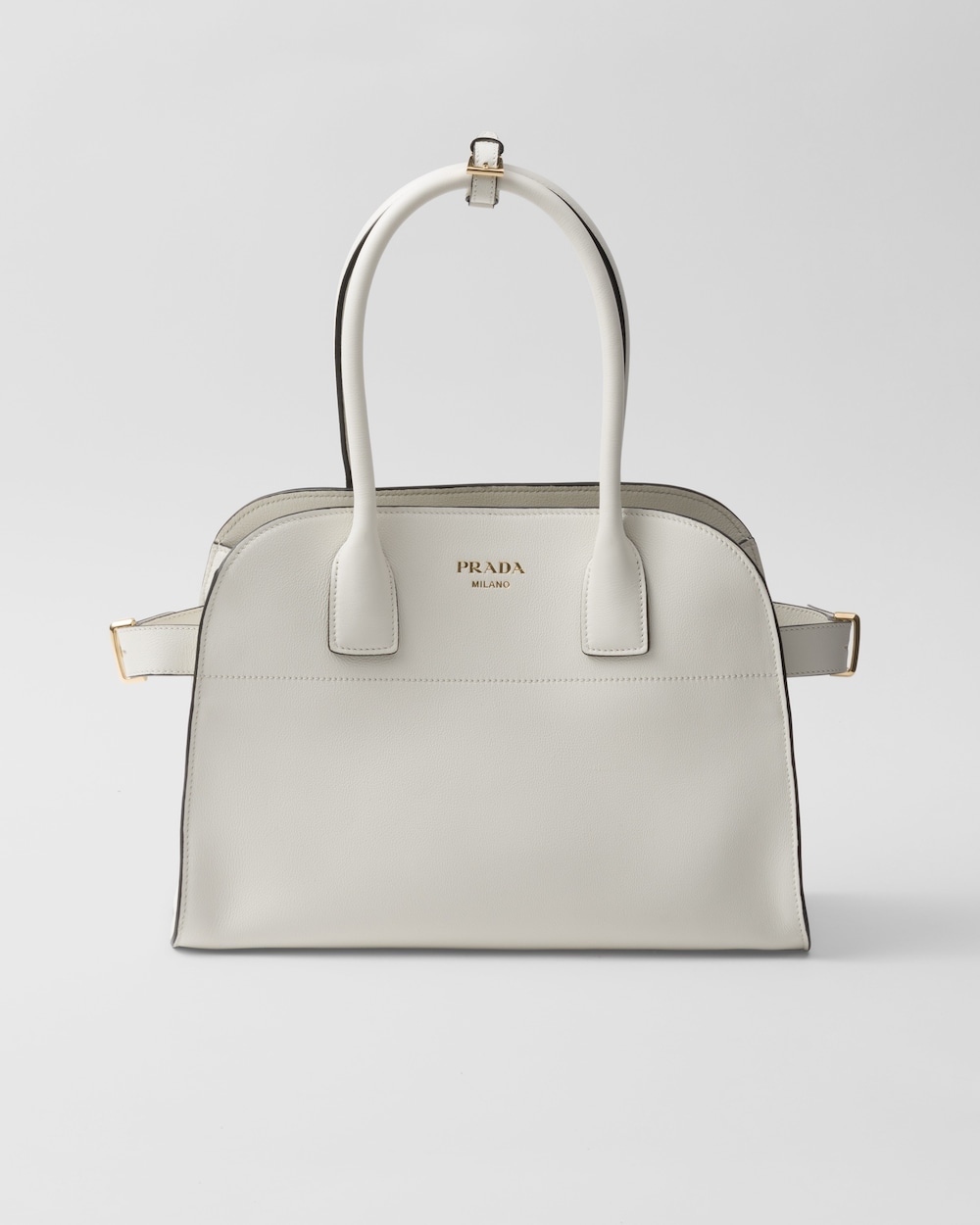 Prada Medium Leather Tote Bag - Image 1